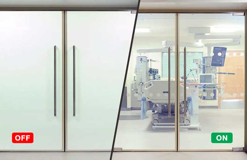Vách kính điện thông minh ứng dụng trong bệnh viện