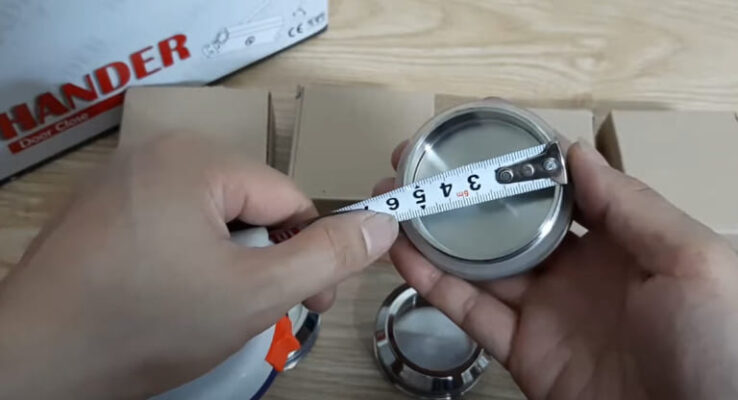 tay nắm cửa kính cường lực hình chữ H