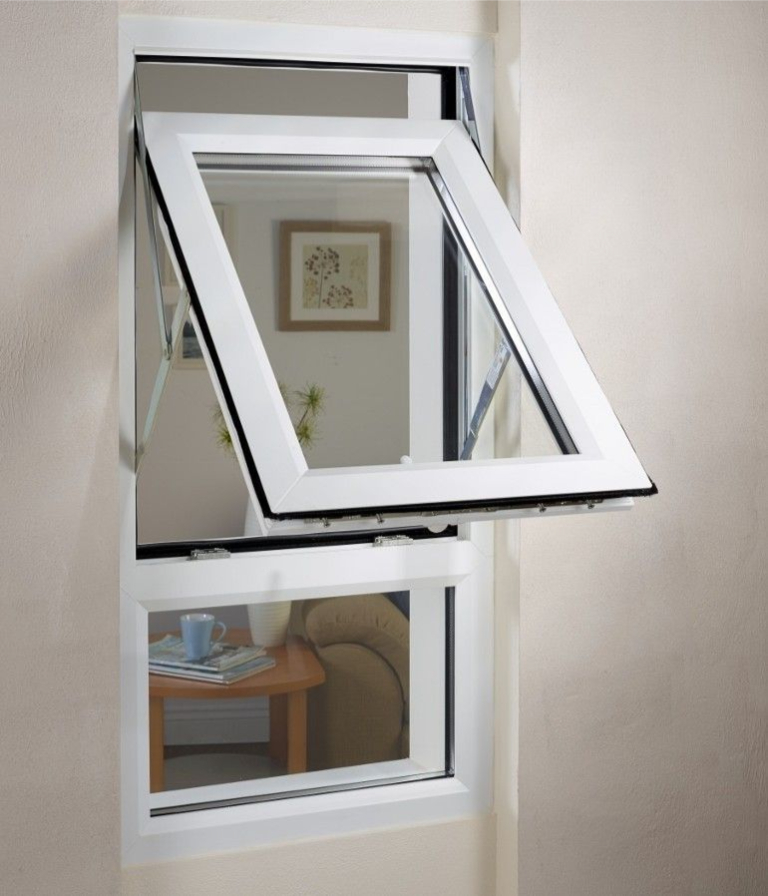 Kính Hộp 15 Cửa mở lật sử dụng kính hộp
