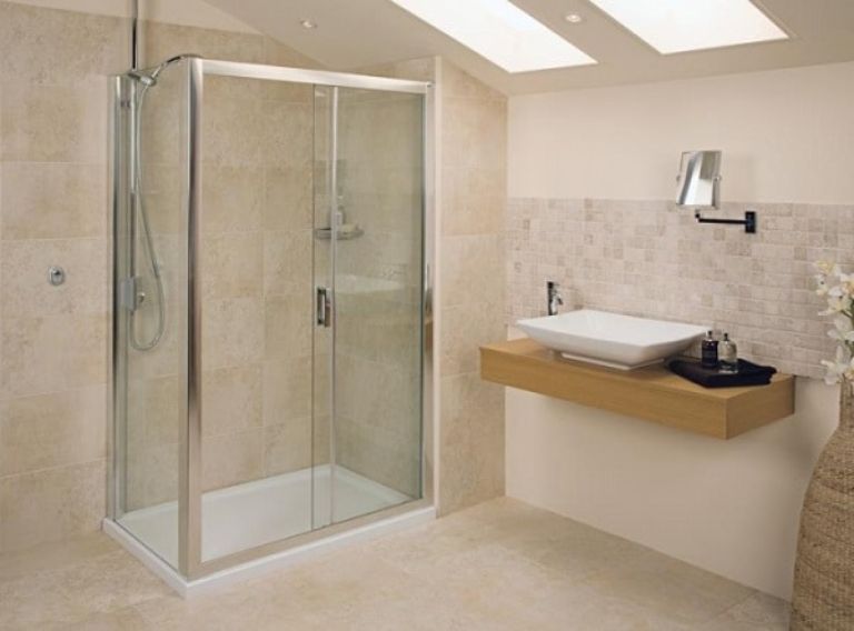 Top 12 Mẫu Cabin Tắm Cửa Lùa Tiết Kiệm Diện Tích, Sang Trọng Cho Phòng Tắm Hiện Đại 8 cabin tắm cửa lùa dạng góc