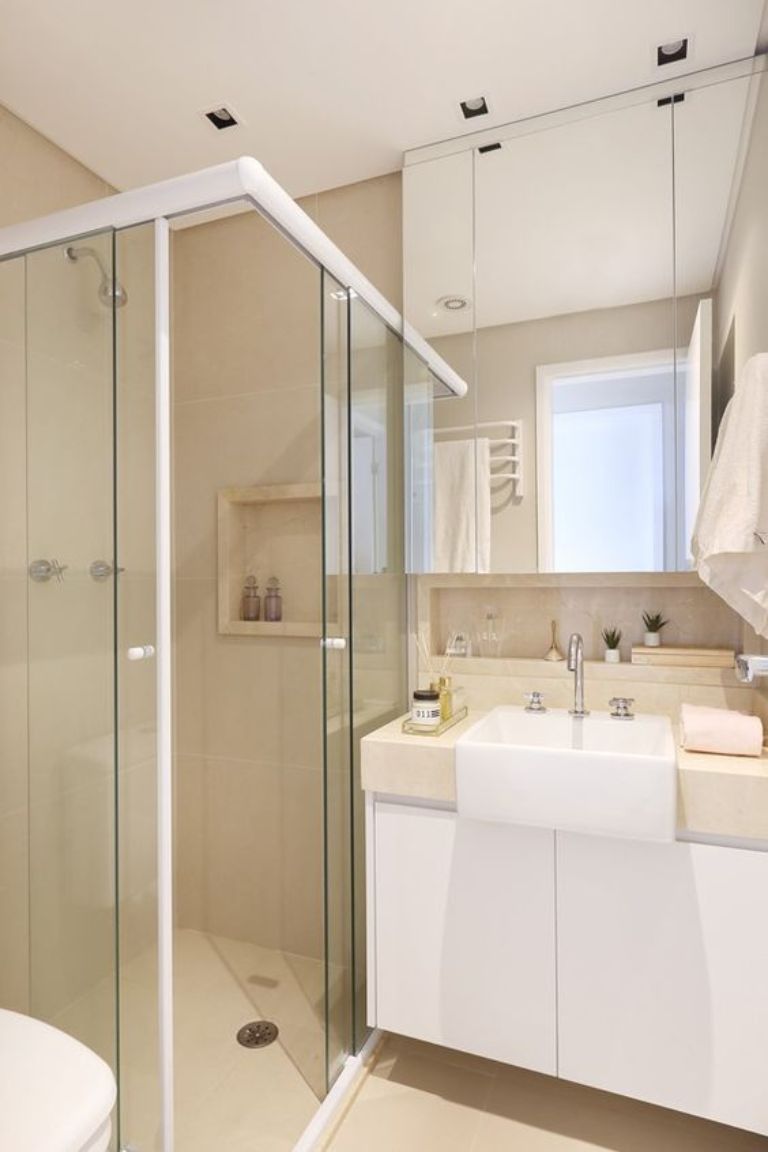 Top 12 Mẫu Cabin Tắm Cửa Lùa Tiết Kiệm Diện Tích, Sang Trọng Cho Phòng Tắm Hiện Đại 4 cabin tắm cửa lùa sang trọng