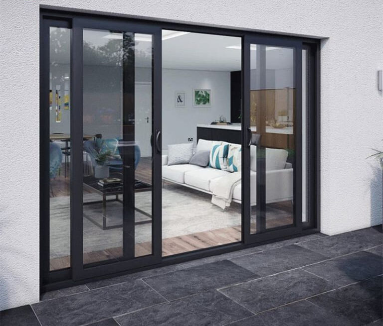 Báo giá thi công 12 mẫu cửa kính cường lực 4 cánh cho nhà riêng, văn phòng 10 cửa kính cường lực 4 cánh an toàn