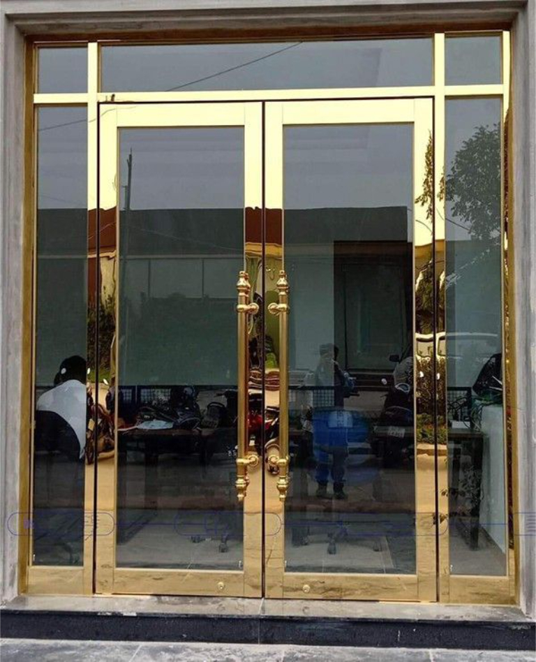 Top 7 mẫu cửa kính cường lực đẹp cho nhà ống, báo giá lắp đặt tại nhà 5 cửa kính đẹp cho nhà ống sang trọng