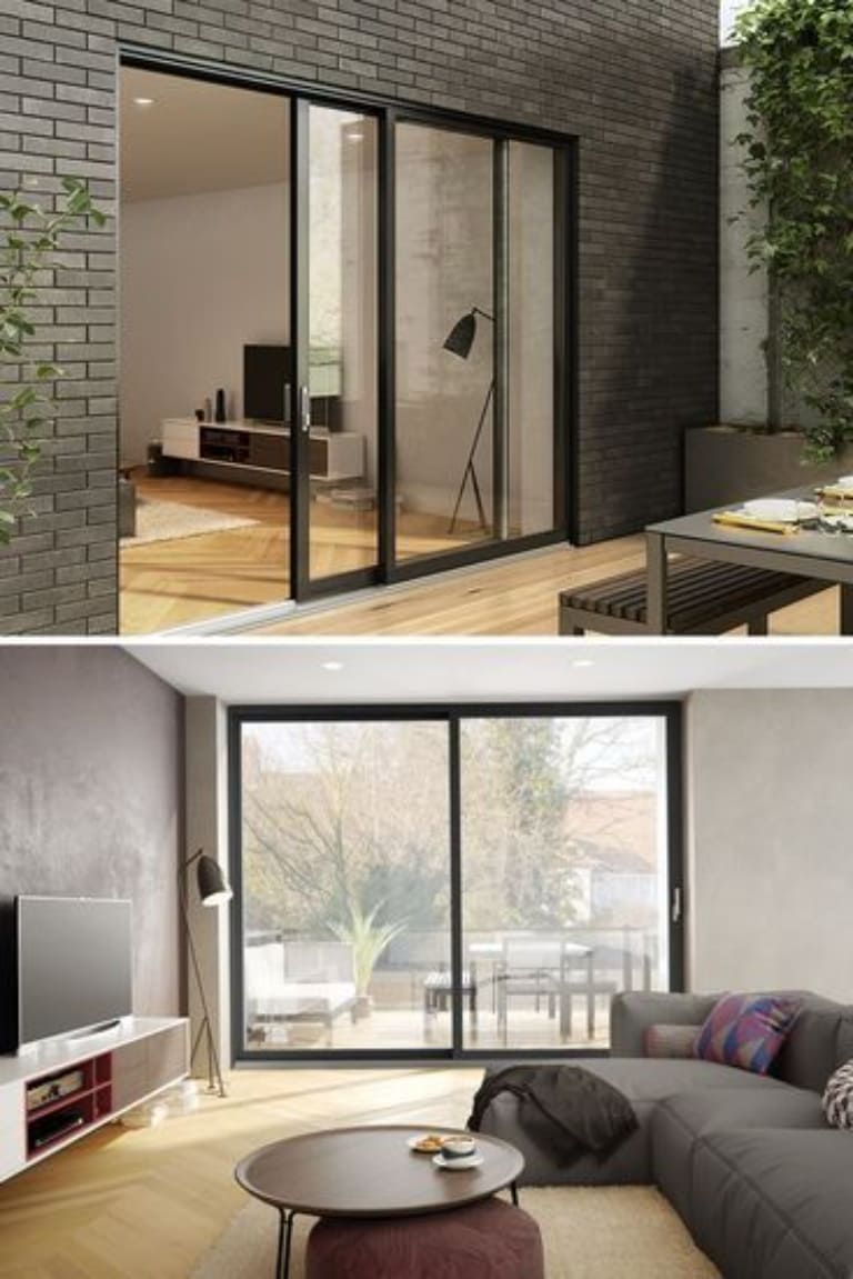 Báo giá thi công cửa kính cường lực lùa 2 cánh, đẩy ngang giá tốt, uy tín nhất 6 cửa kính lùa đẹp hiện đại