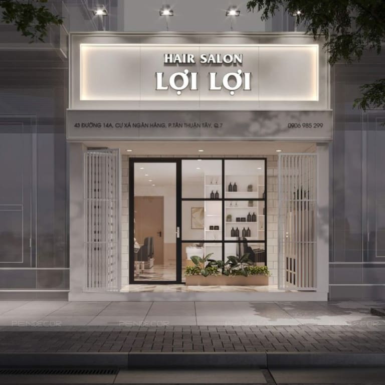Gợi ý 7 mẫu cửa kính đẹp cho spa thiết kế sang trọng, chuyên nghiệp 2 cửa kính spa 4 cánh