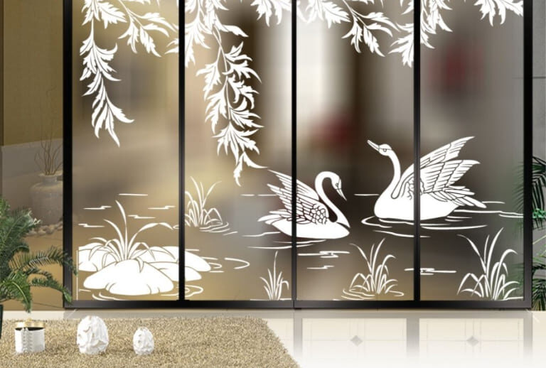Top 12 mẫu cửa nhôm kính tranh 3D hợp phong thủy cho không gian sống 8 cửa nhôm kính tranh 3d cho biệt thự