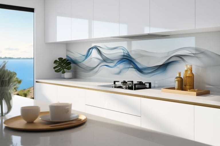 Top 12 mẫu kính ốp bếp hiện đại kèm báo giá trọn gói lắp đặt 10 kính ốp bếp màu tím nhẹ