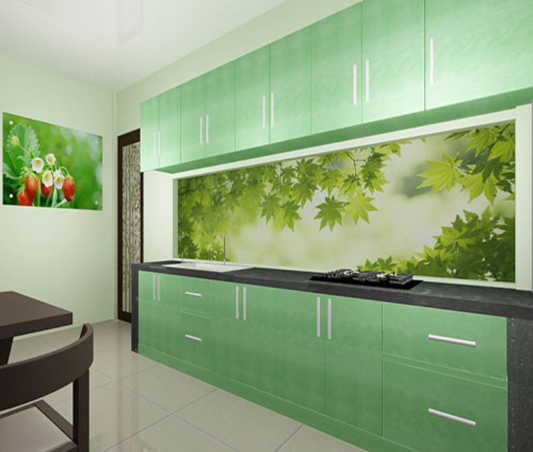 nên ốp bếp bằng đá hay kính ốp bếp giá rẻ