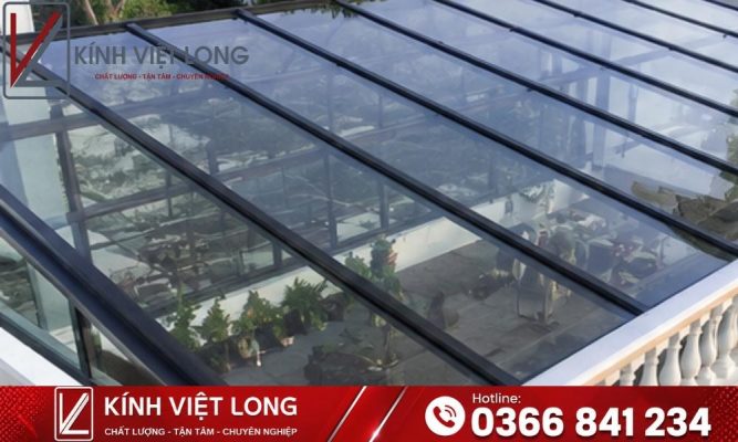 Mái Kính Cường Lực: Giải Pháp Lấy Sáng An Toàn Cho Mọi Công Trình 9 Mẫu Mái Kính Cường Lực Mái Dốc