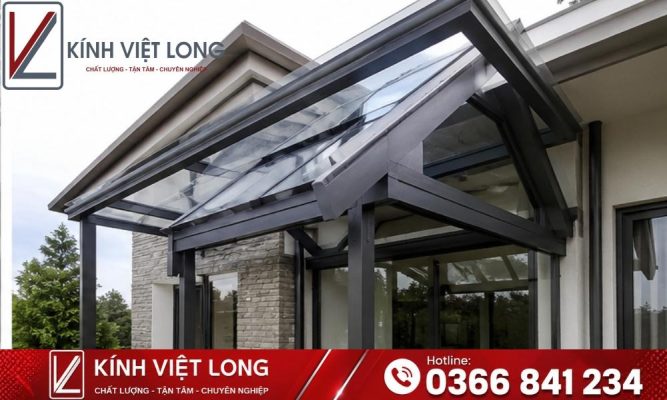 Mái Kính Cường Lực: Giải Pháp Lấy Sáng An Toàn Cho Mọi Công Trình 8 Mẫu Mái Kính Cường Lực Mái Dốc